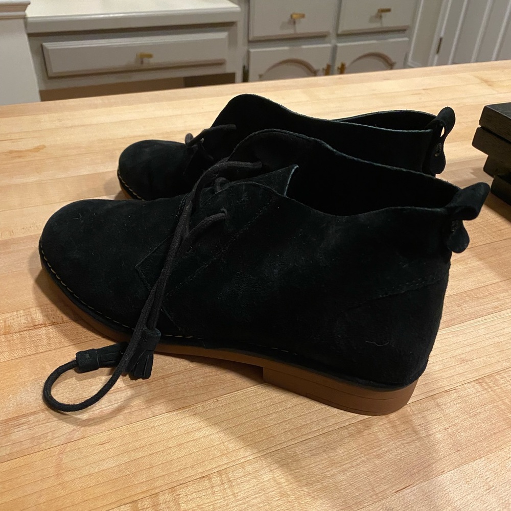 Hush Puppies 10 Wide Leather Ankle Boots
